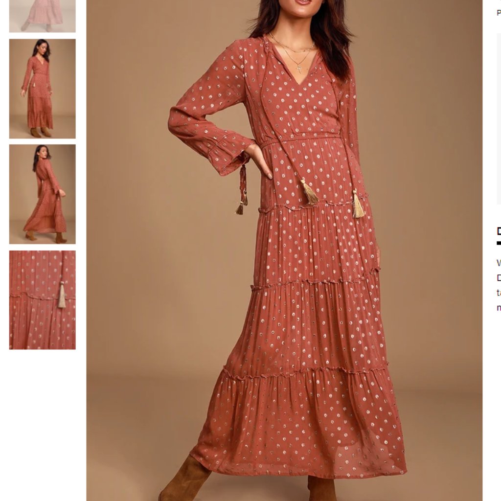 Cottage Core Tier Dress